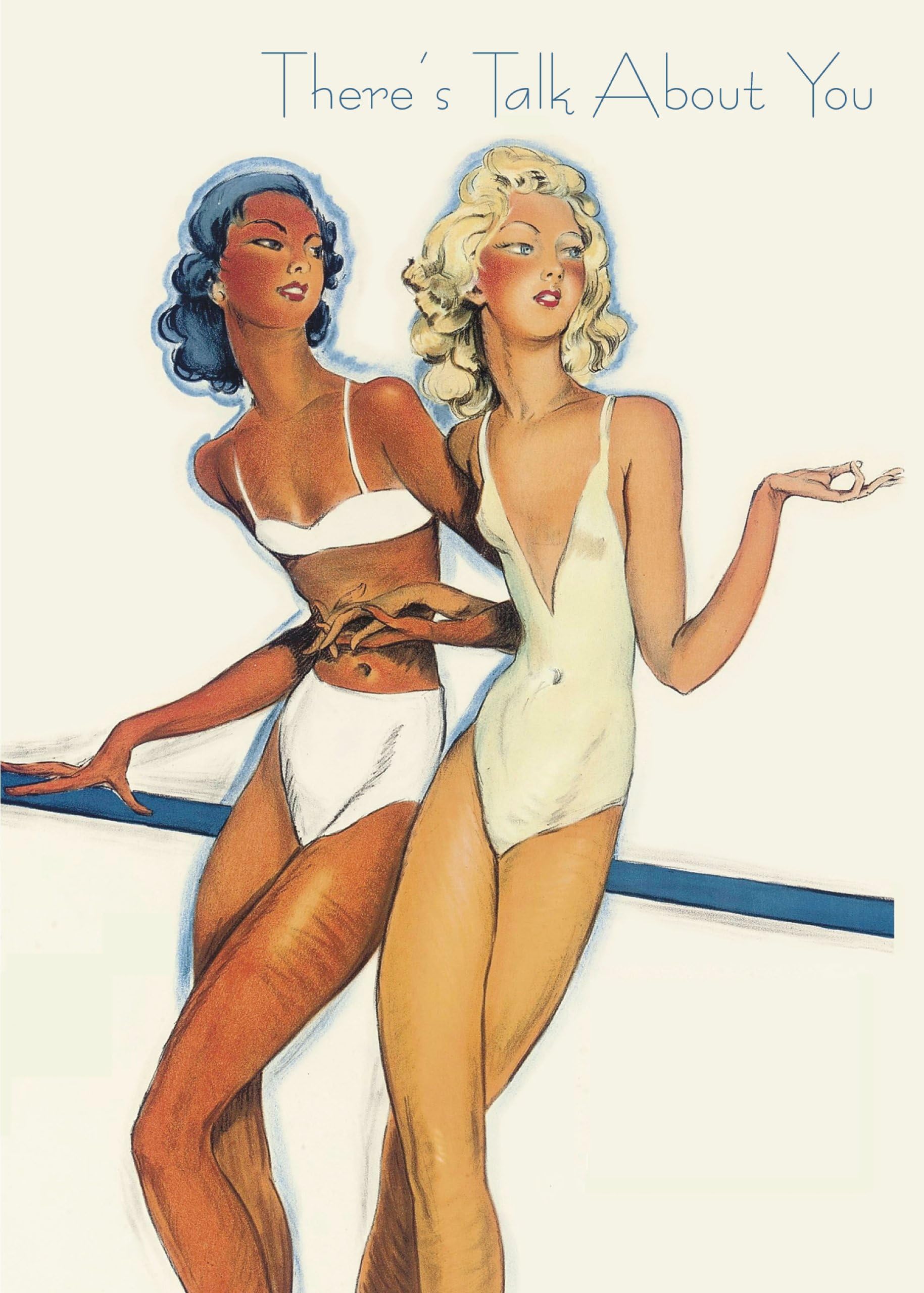(6-pack) Swimsuit Friends XXth Century Friendship Card - 20124