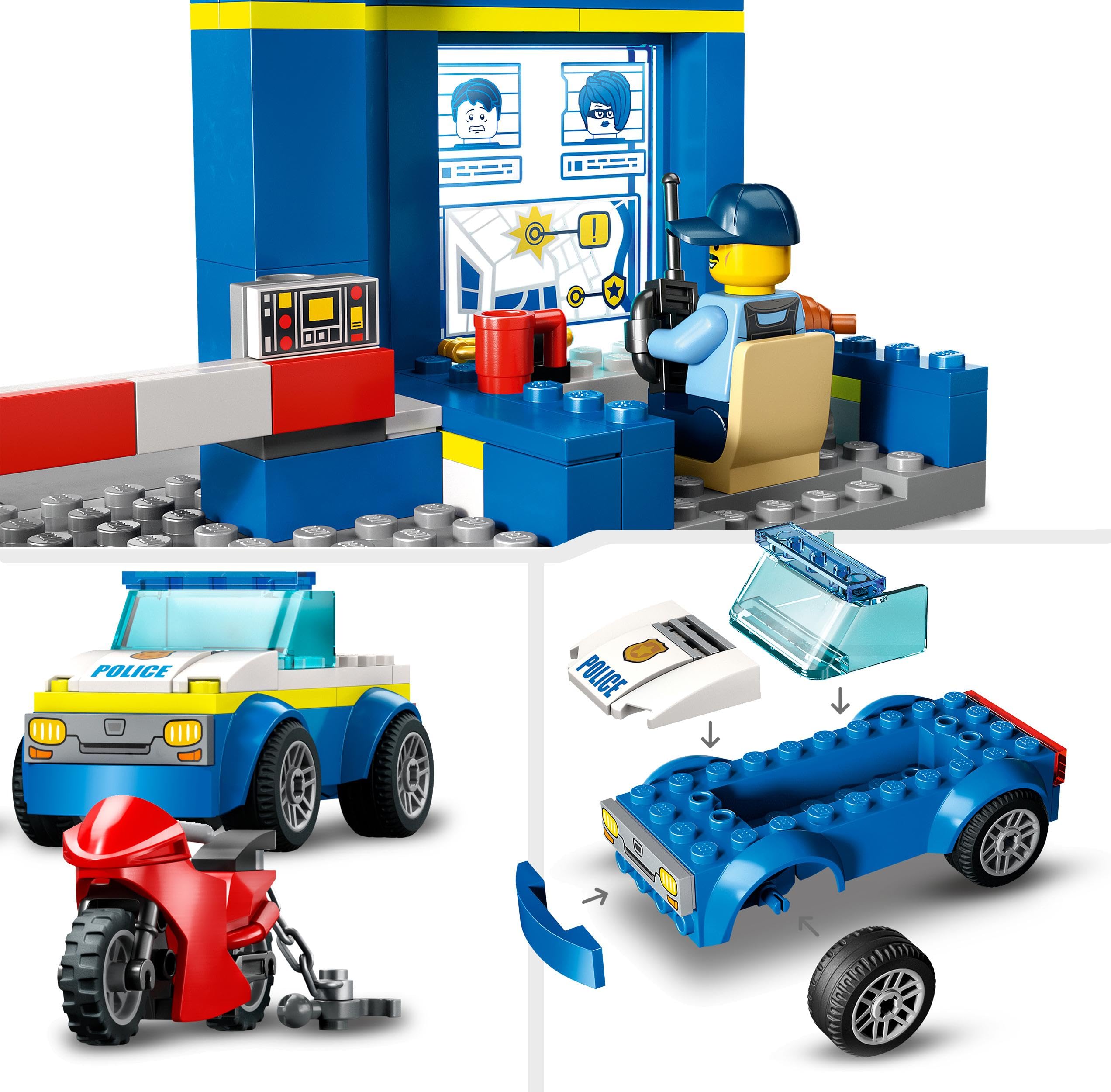 LEGO City Perseguição na Delegacia de Polícia 60370 (172 peças