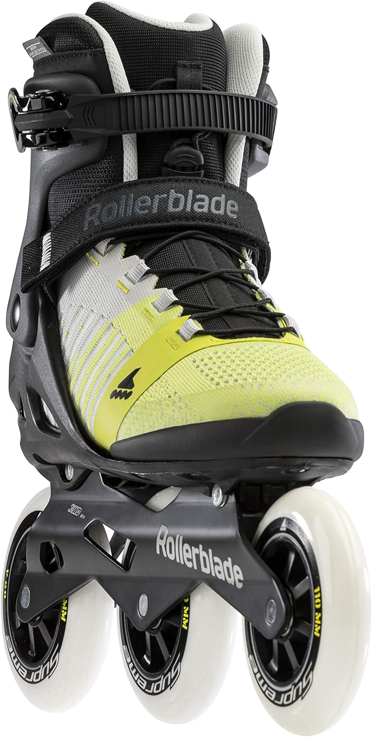Flаѕh Dеаlѕ - 70% оƒƒ Rollerblade Macroblade 110 3WD Mens Adult Fitness Inline Skate, Grey and Yellow, Performance Inline Skates 🔥 Crаzу Dеаlѕ Rollerblade Macroblade 110 3WD Mens Adult Fitness Inline Skate, Grey and Yellow, Performance Inline Skates