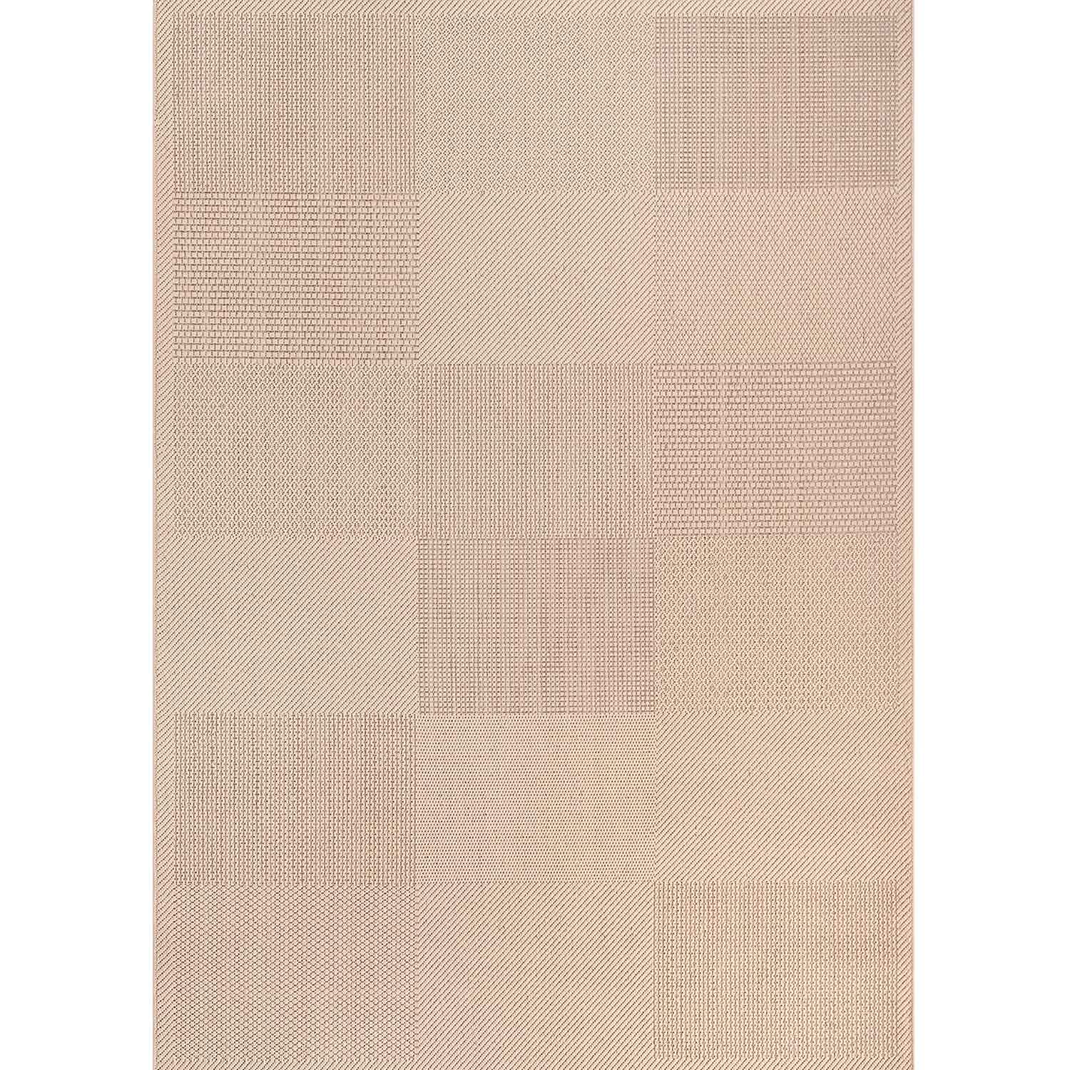 Tappeto VIMODA In Tessuto Piatto 120x160cm - Per Interni Ed Esterni, Beige, 100% Polipropilene - Foto 2