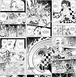 Papel de Parede Lavável Adesivo Autocolante Decoração Anime Mangá Demon Slayer 3 Metros