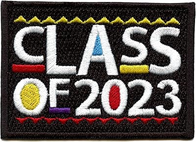Class of 2023 HBCU Patch Box Logo Embroidered Iron On