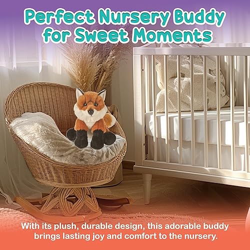 Miniatura 6 de Forest & Twelfth Peluche de zorro de 12 pulgadas, colección reliquia, materiales de primera calidad, el mejor regalo para niños a partir de 3 años,