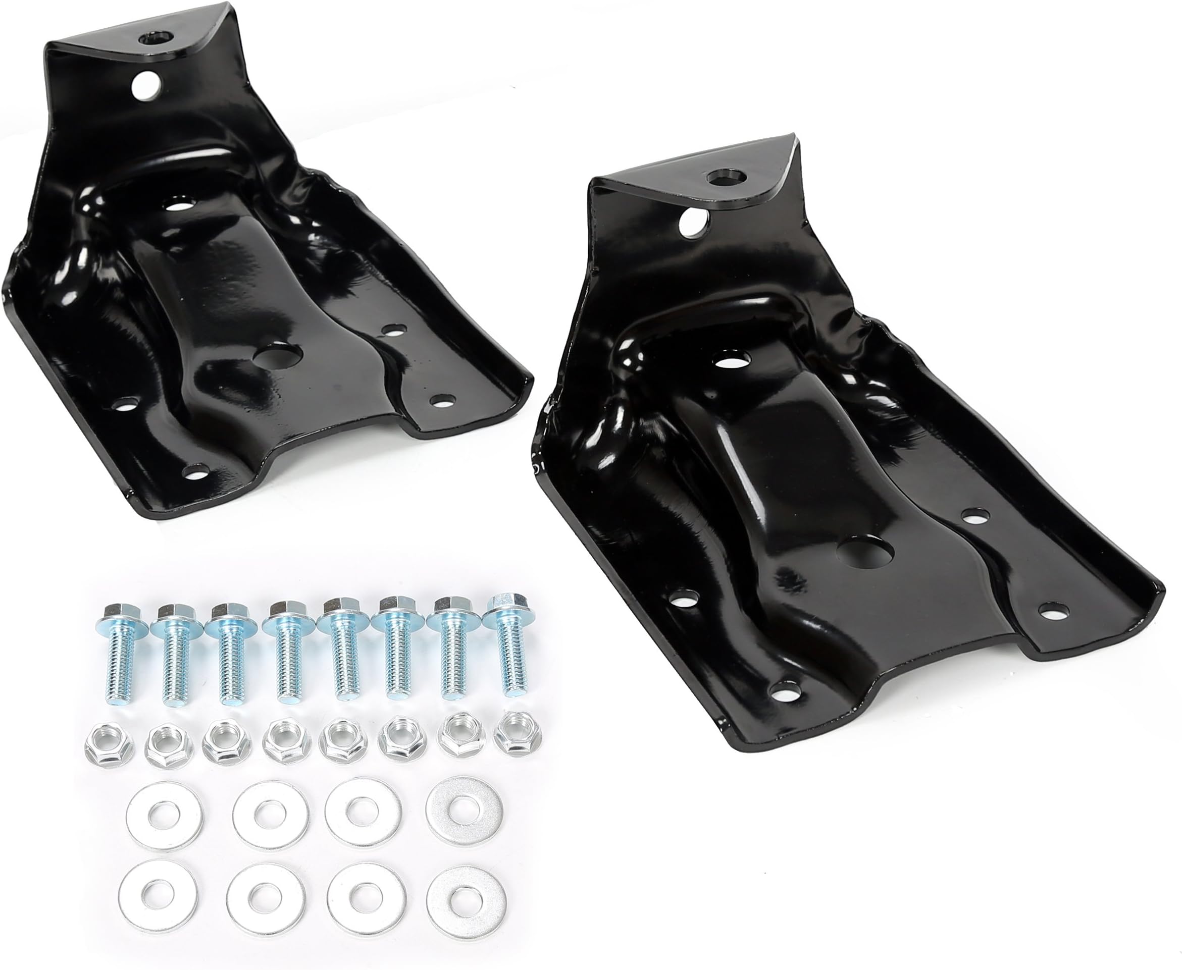 2-Piece Rear Leaf Spring Shackle Bracket Kit For Chevy Silverado/GMC Sierra – Left & Right 11 thumbnail image