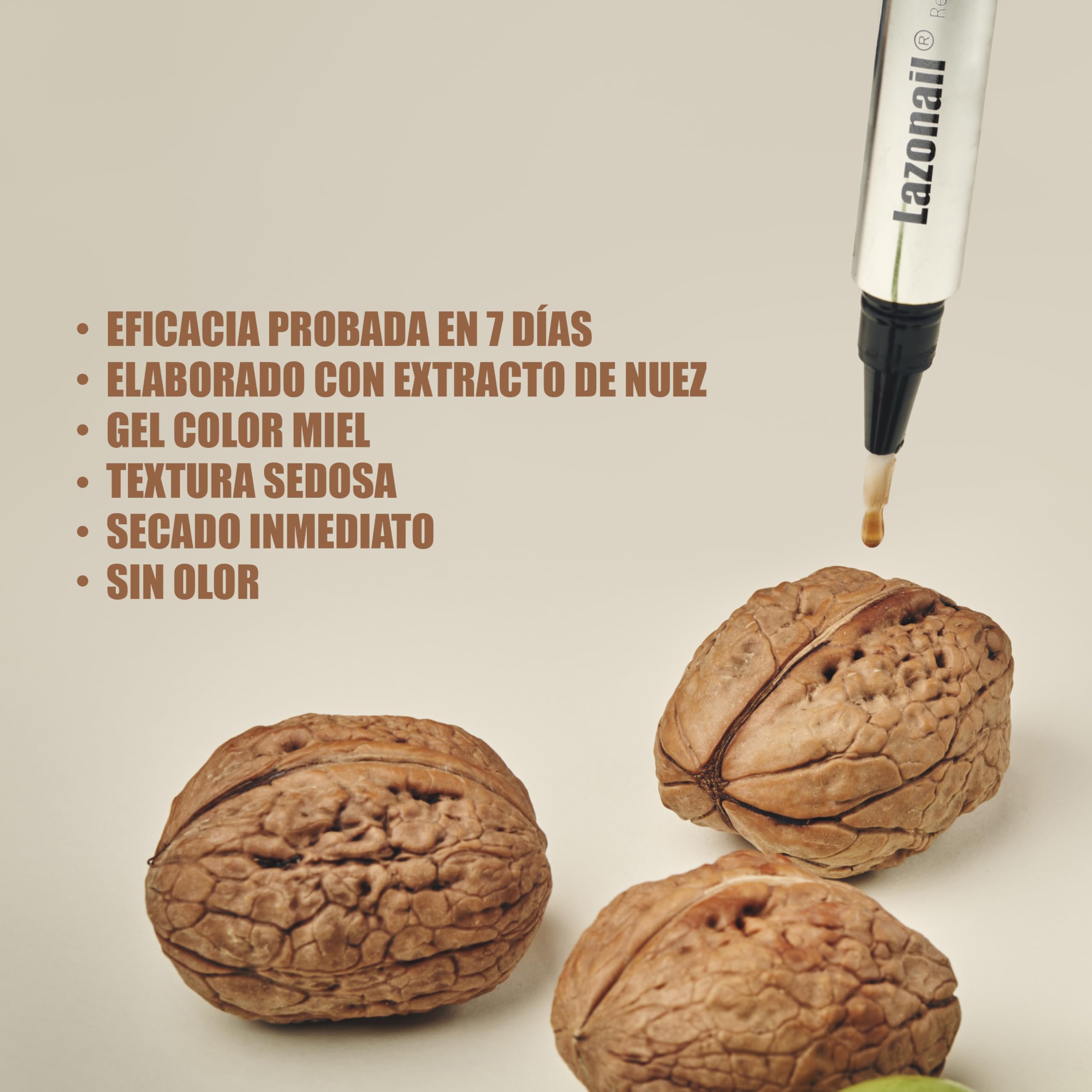 Gel reparador y fortalecedor de uñas y cutículas | Resultados en 7 días | Hidrata, endurece y da brillo | Eficaz con o sin esmalte | 3 ml