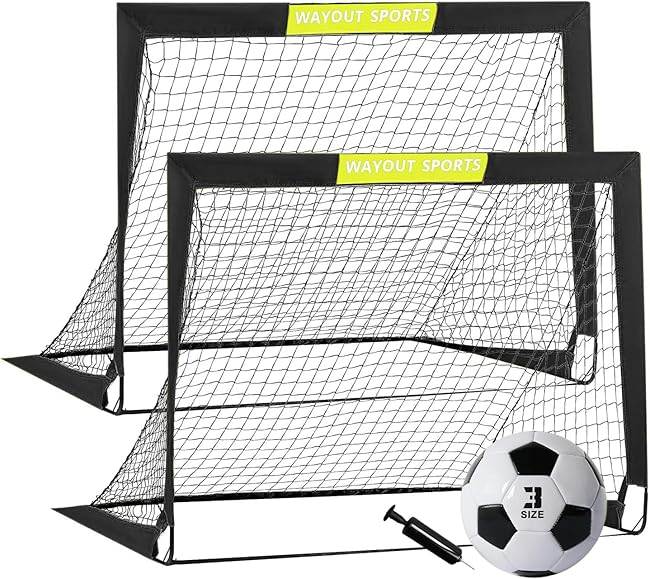 Porterías Fútbol Plegables con Balón