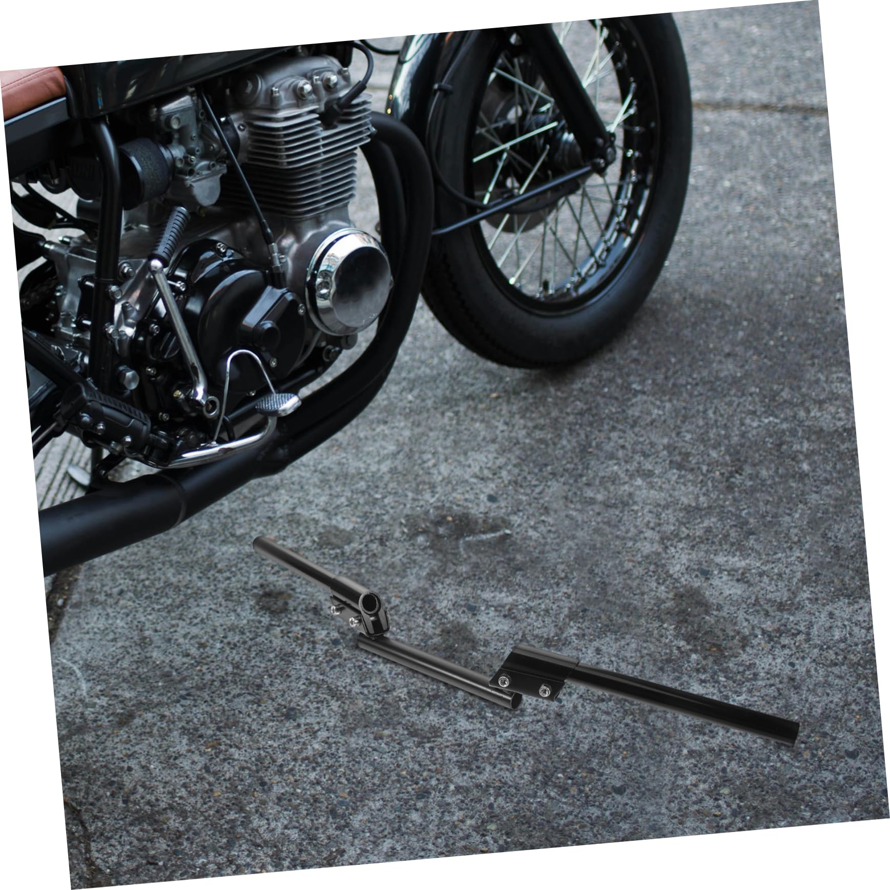 Alipis Guidon De Moto Renfort De Guidon Entretoise Barre Transversale Pour Motocross Et Dirt Bike