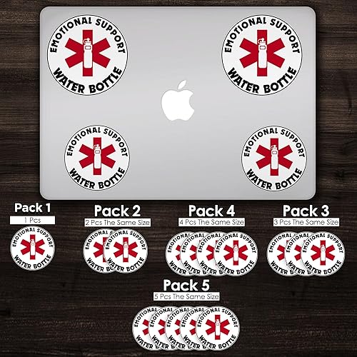 Miniatura 5 de Adhesivo para botella de agua de apoyo emocional, senderismo, automóvil, camión, camioneta, campamento, regalos para camping, calcomanías divertidas