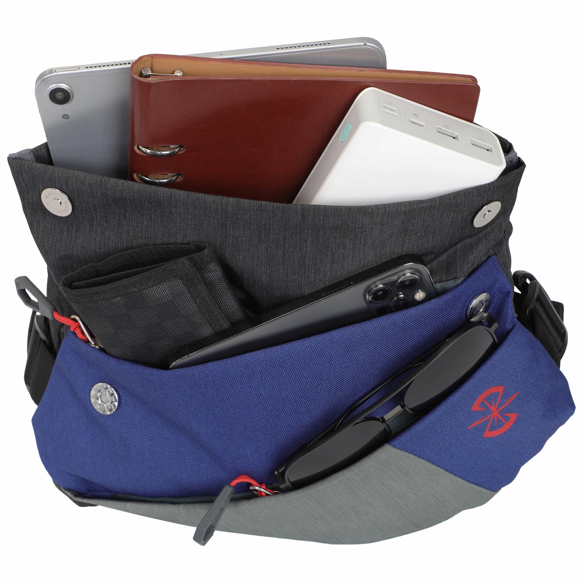 ProvidenceGundam Bolso Pecho Hombre, Bandoleras Riñoneras Hombre, Sling Bag | Gran capacidad, múltiples compartimentos, anti-salpicaduras, nylon mejorado, multiuso, diario/viajes/negocios/trabajo