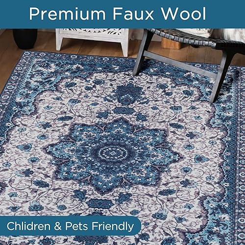 Miniatura 5 de nusoarug Alfombras de pasillo de 2 x 6, lavables a máquina, estilo bohemio, antideslizantes, suaves y bohemias para porche, cocina, interior,