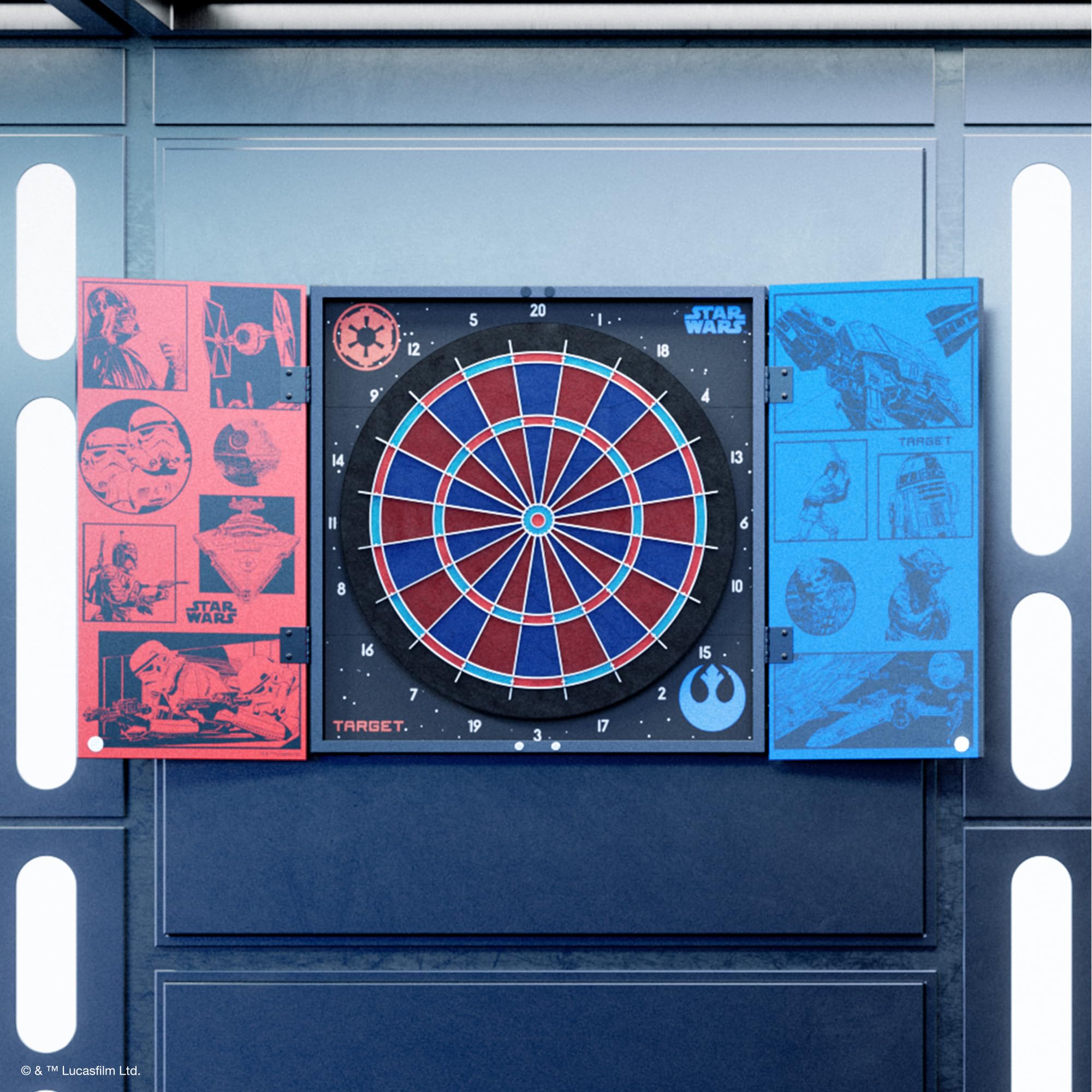 Target Darts Star Wars Light Side vs Dark Side Szafka do Darta