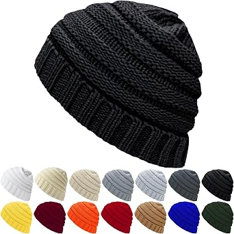 Winter Hats for Women Warm Beanies Soft Cable Knit Beanie for Women Skull Cap