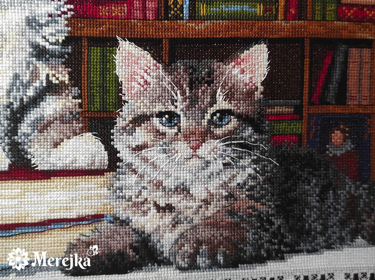 Merejka K-191 Kreuzstich-Set Romeo und Julia Katzen