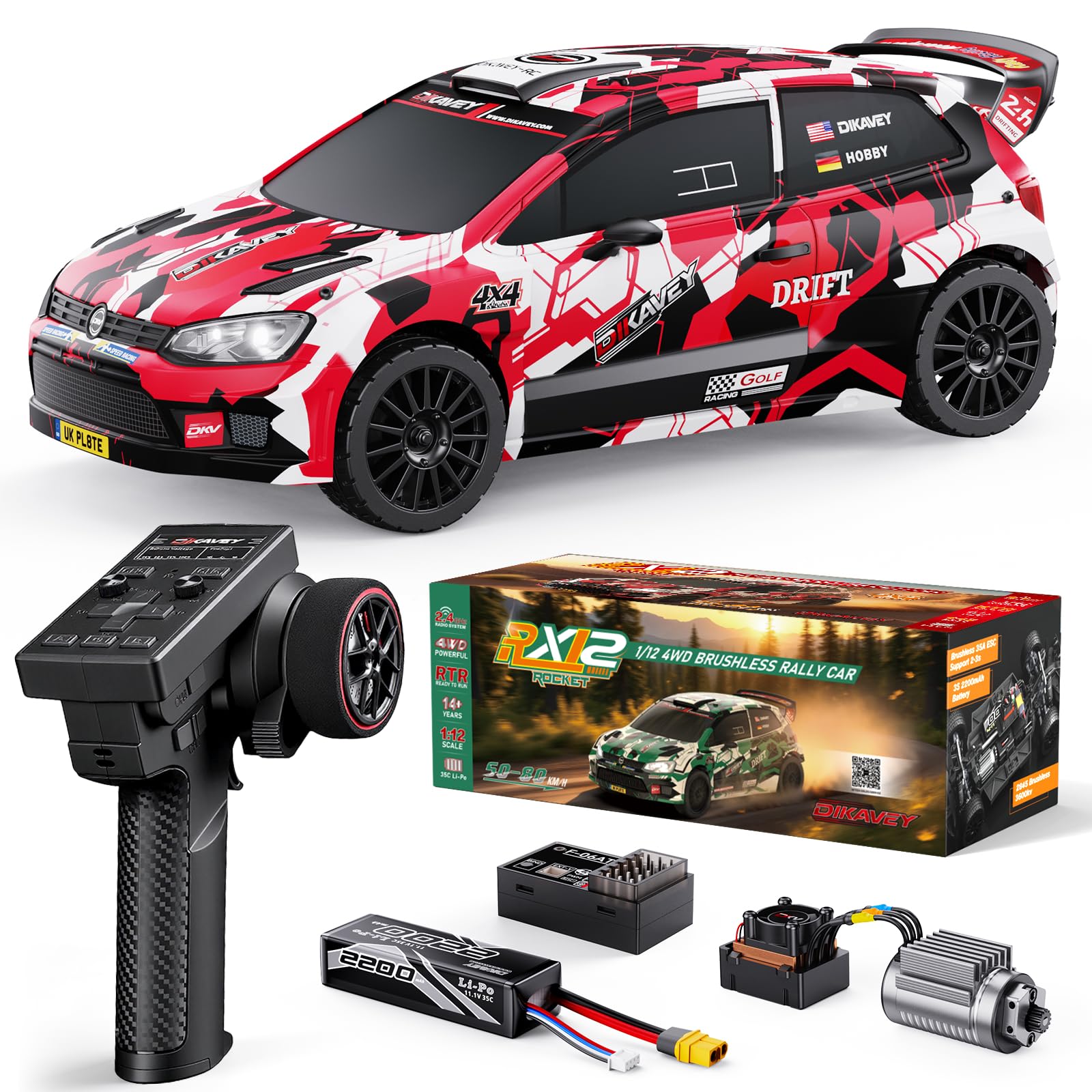 DIKAVEY RX12 Rally Car