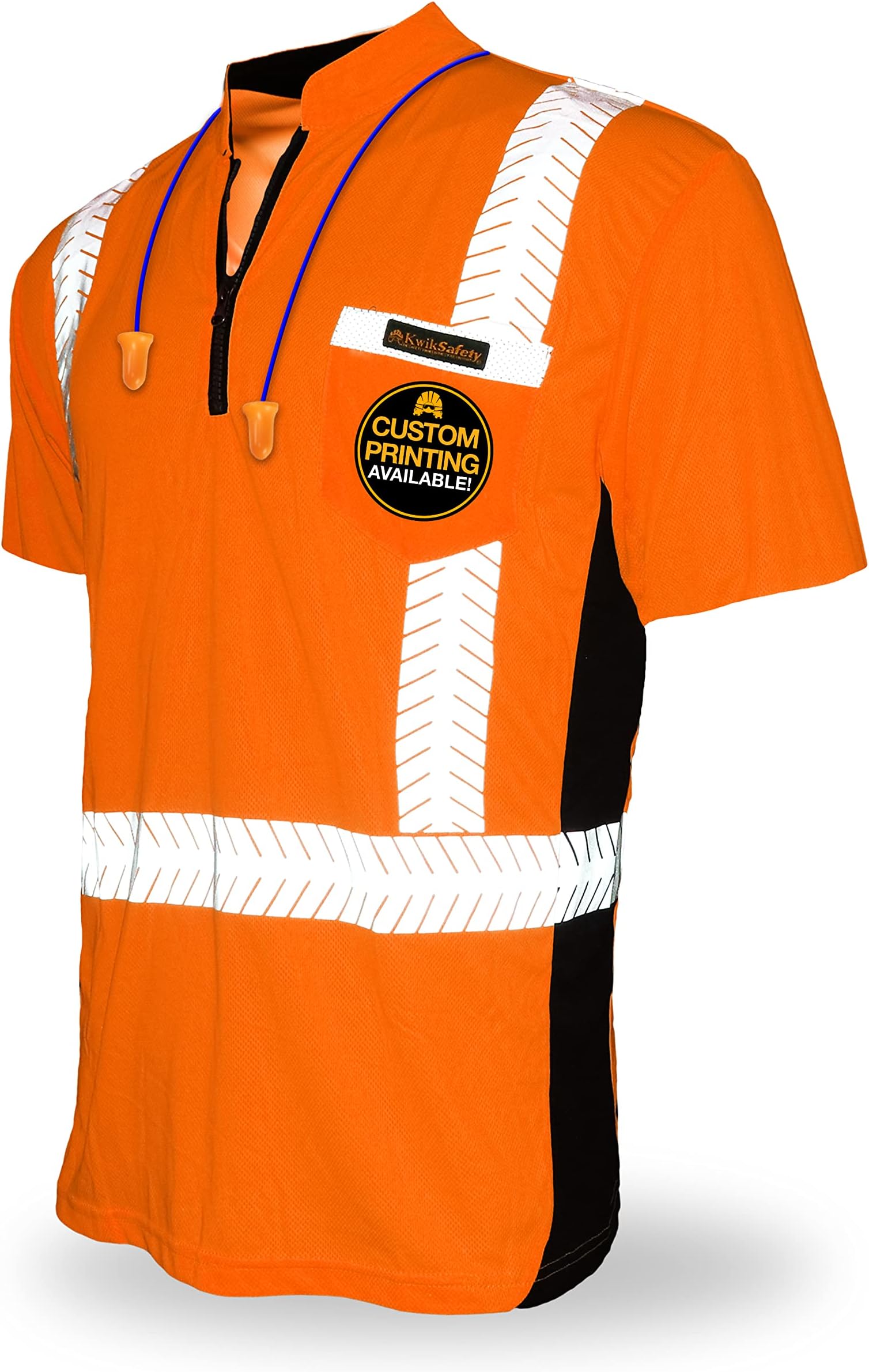 KwikSafetyCharlotte, NC - Premium Short Sleeve Safety Shirts [Crew Neck, Button & Zip Collar] Class 2 ANSI Tested OSHA