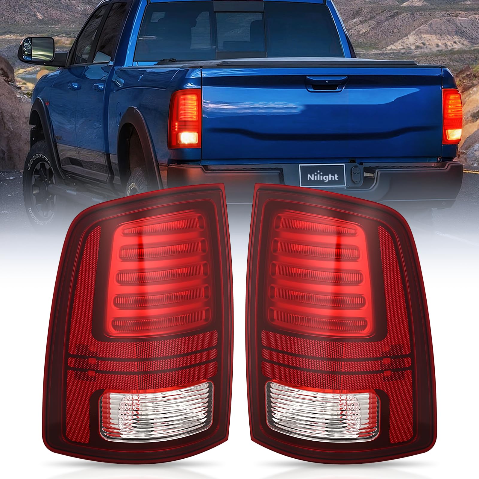 Nilight LED Style Tail Light Assembly
