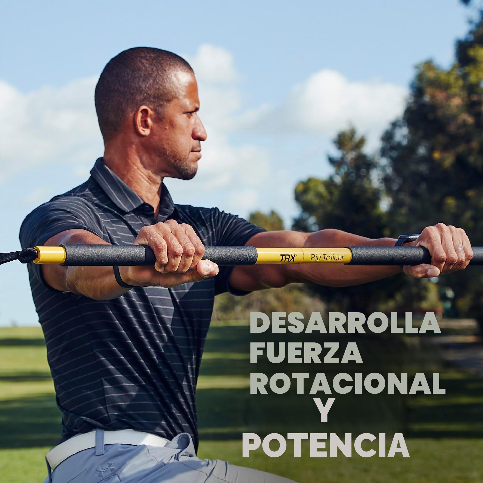 TRX Entrenamiento Sistema de Entrenamiento Rip, SOGA de Alta Resistencia, para un Intenso desafío con el Que trabajarás Todo el Cuerpo