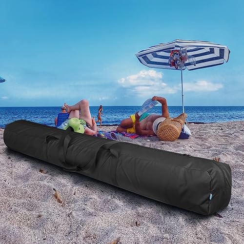 Miniatura 5 de Xxerciz Bolsa de transporte para sombrilla de playa de 9 pies, 600D, impermeable, bolsa de transporte resistente al aire libre para Blissun,