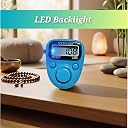 Digital Hand Tally Counter, Green, LED Display, with Reset Button (Model No-512) (Brown) gallery image