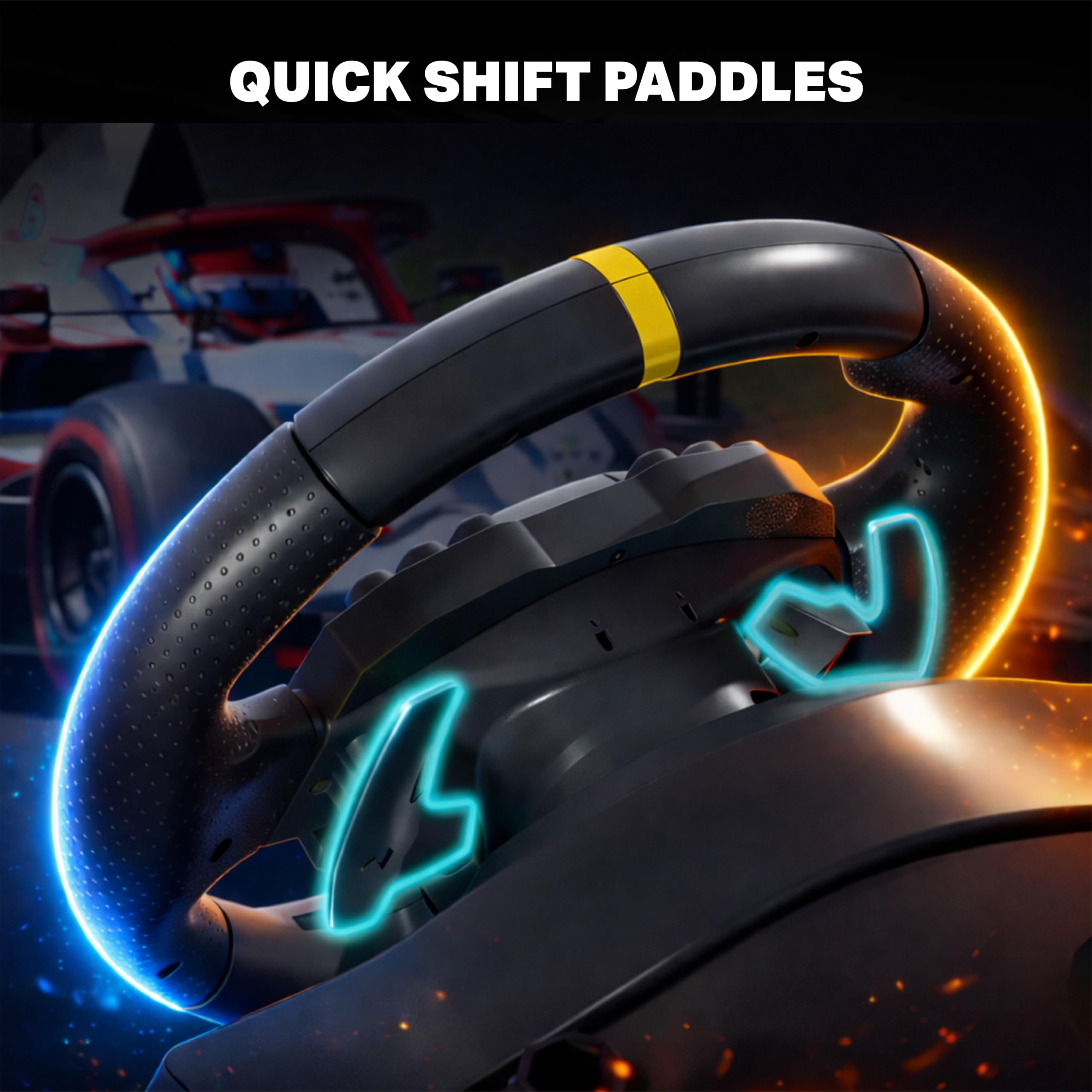 NITHO Drive Pro ONE V24 Volante da Corsa con Pedali 270° per PC, PS4, Xbox One, Xbox Series X|S, Switch Simulatore di Guida