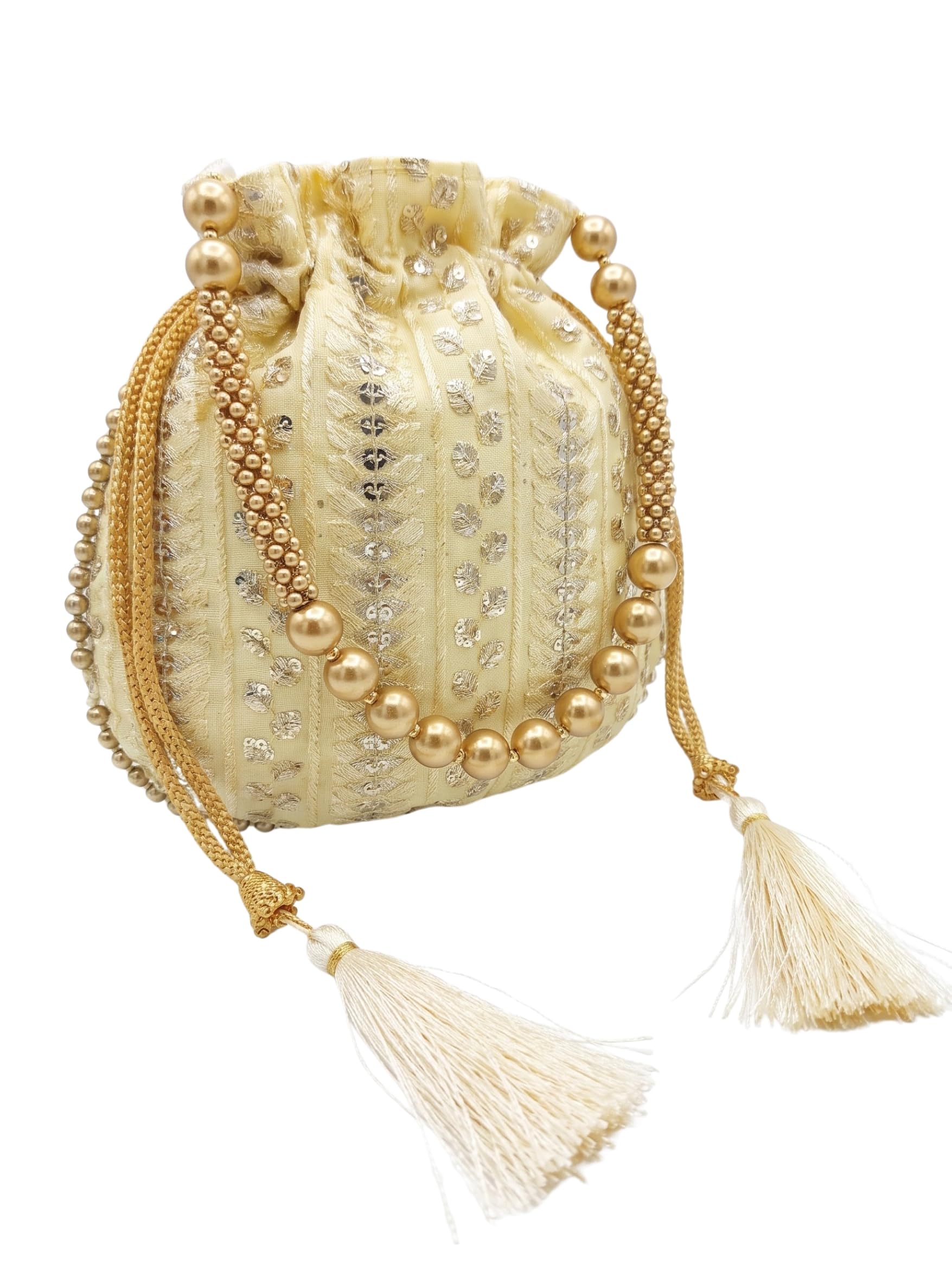 Exquisite Traditional Wedding Purse Embroidered Potli Bag-image-22