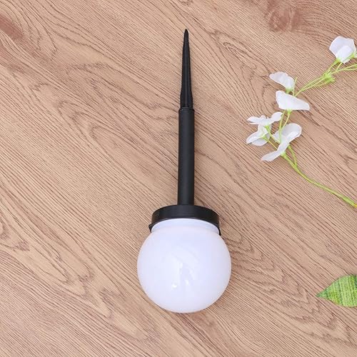 Miniatura 4 de Lurrose Luces solares de globo LED para exteriores, bola de jardín, estacas para camino, paisaje, iluminación para caminos, césped, patio (luz