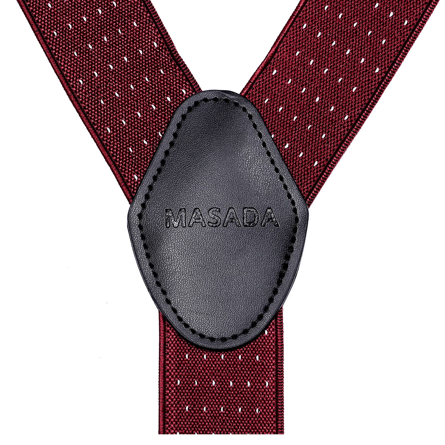 MASADA Bretelle da uomo chiusura a moschettone resistenti 3,5 cm di larghezza fino a 195 cm di altezza