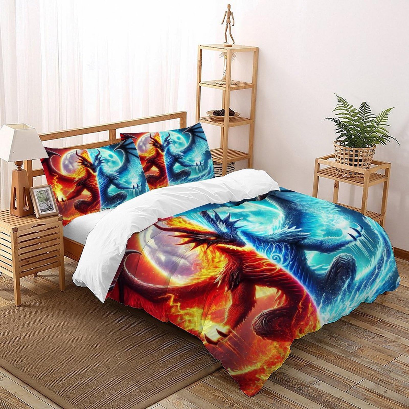 Linge de lit animal 3D double pour transformer l'ambiance de votre chambre