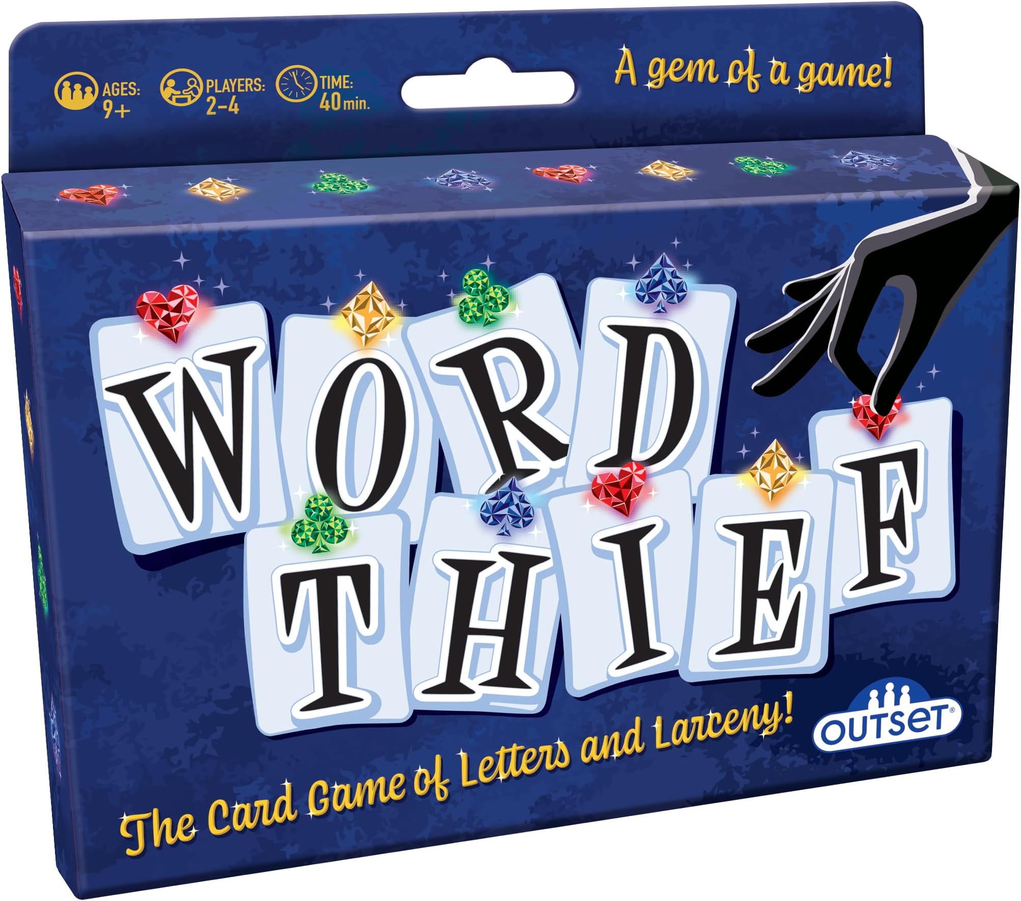 Outset Media Word Thief - Family Card Game of Letters And Larceny