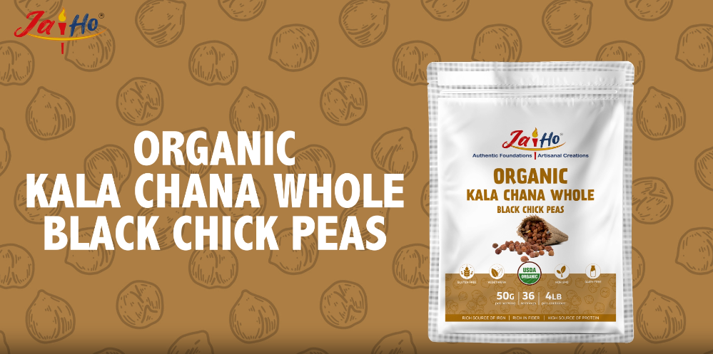 Amazon.com : Jai Ho Certified Organic Kala Chana Whole 4 lb