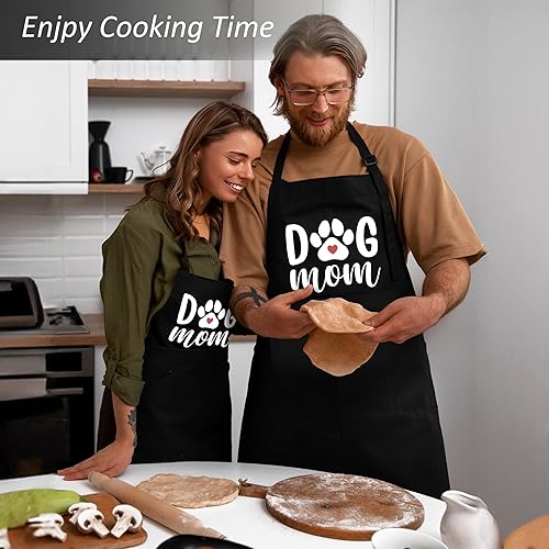 Miniatura 2 de Dog Mom Gifts, Dog Aprons for Women with Pockets, Dogs Lovers Gifts Grooming Apron