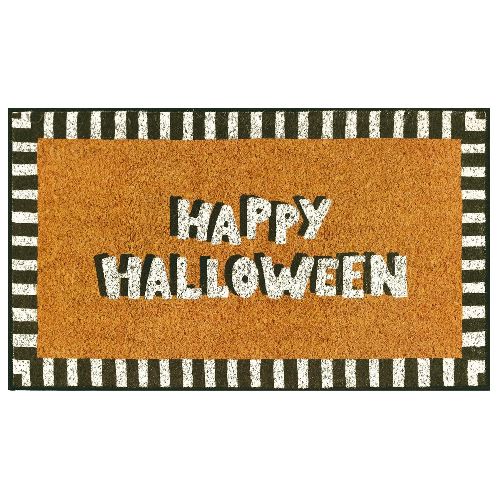 ADERCOT Halloween Indoor Mat, Decorative Happy Halloween Entryway Area Rug, Low-Profile Doormat Indoor Entryway Rug, Home Kitchen Decoration 17x29 Inch