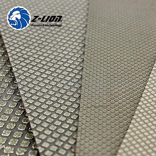Miniatura 5 de Z-Lion Hojas de papel abrasivo de resina galvanizada de diamante, papel de lija de diamante para moler piedra de vidrio cerámica herramienta de