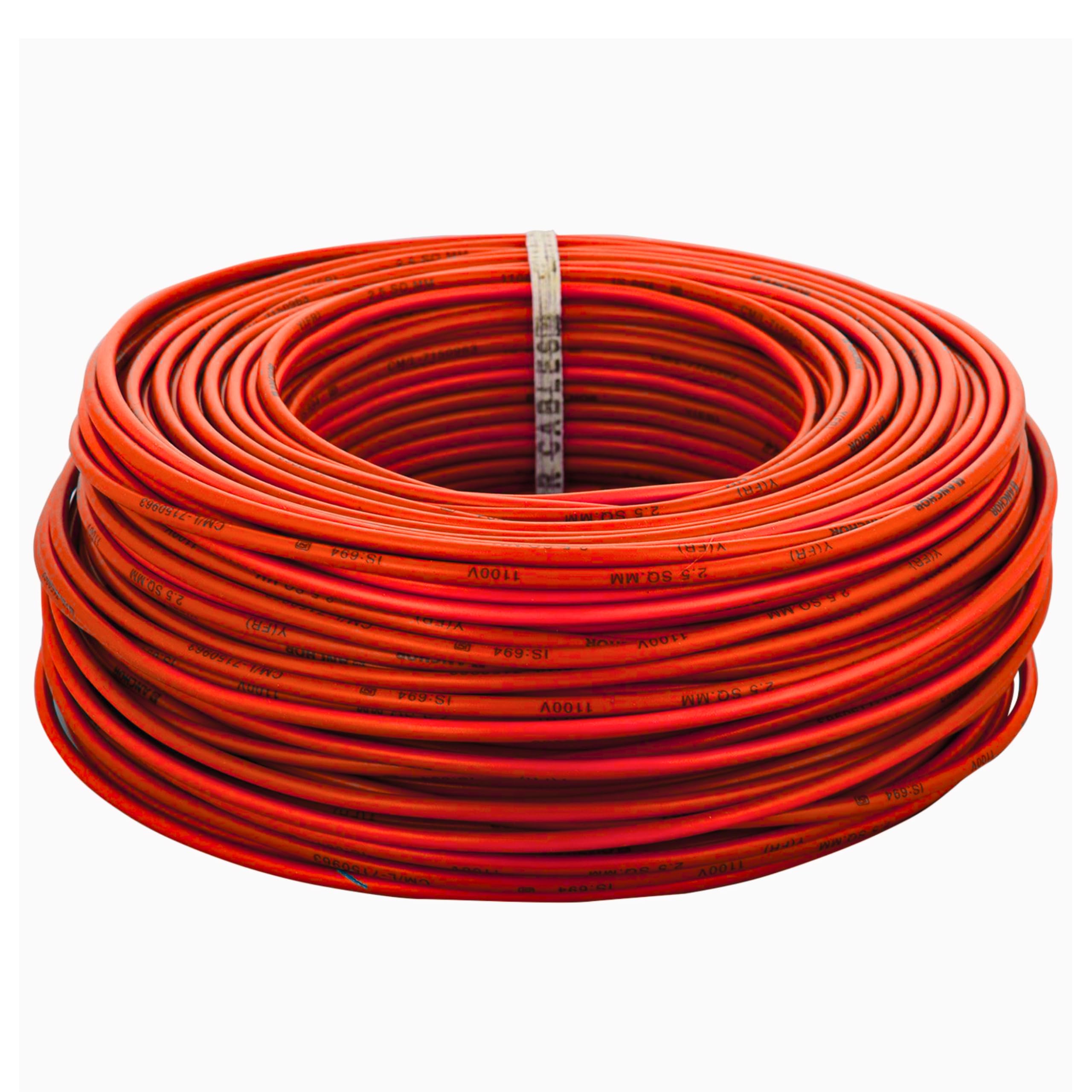 Drumstone Flexible 1.5mm Copper Wire for Home or Domestic Industrial Electric Wiring, Electric Wire-75Mtr (Red Color) (B0B9737VTK) Amazon Price History, Amazon Price Tracker