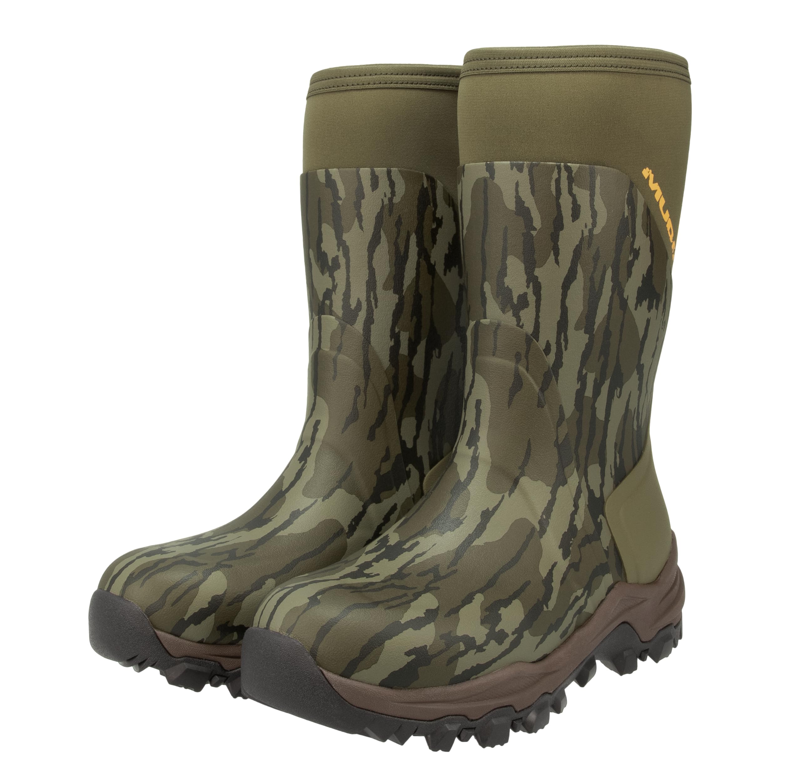 MUDDYOutdoors DV8 13" Rubber Boots Rubber Mossy Oak Bottomland Men's 10 D
