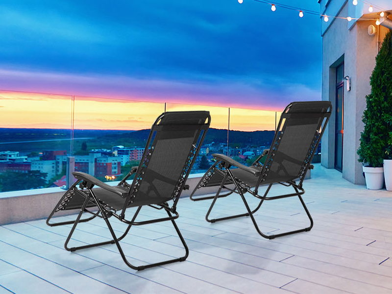 WRQ Reclining LowChair 2脚セット＋Hilanderカバー Amazon.com : Nazhura Set of 2 Relaxing Recliners Patio Chairs