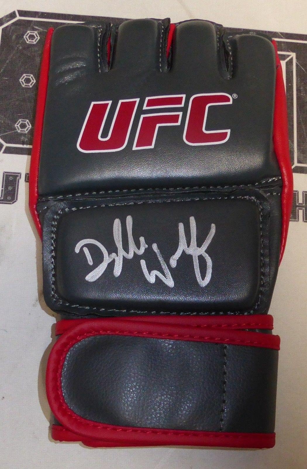 Danyelle Wolf Signed UFC Glove COA Autograph USA Boxing National Champ - PSA/DNA Certified - Autographed UFC Gloves