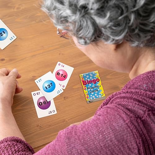 Miniatura 17 de MR CHIPS Tarjetas de bingo deslizantes a prueba de atascos con ventanas deslizantes, paquete de 25 unidades en estilo marrón 25 tarjetas,50