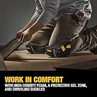 Vista 4 de Rodilleras para piso DEWALT con gel (DWST590014)