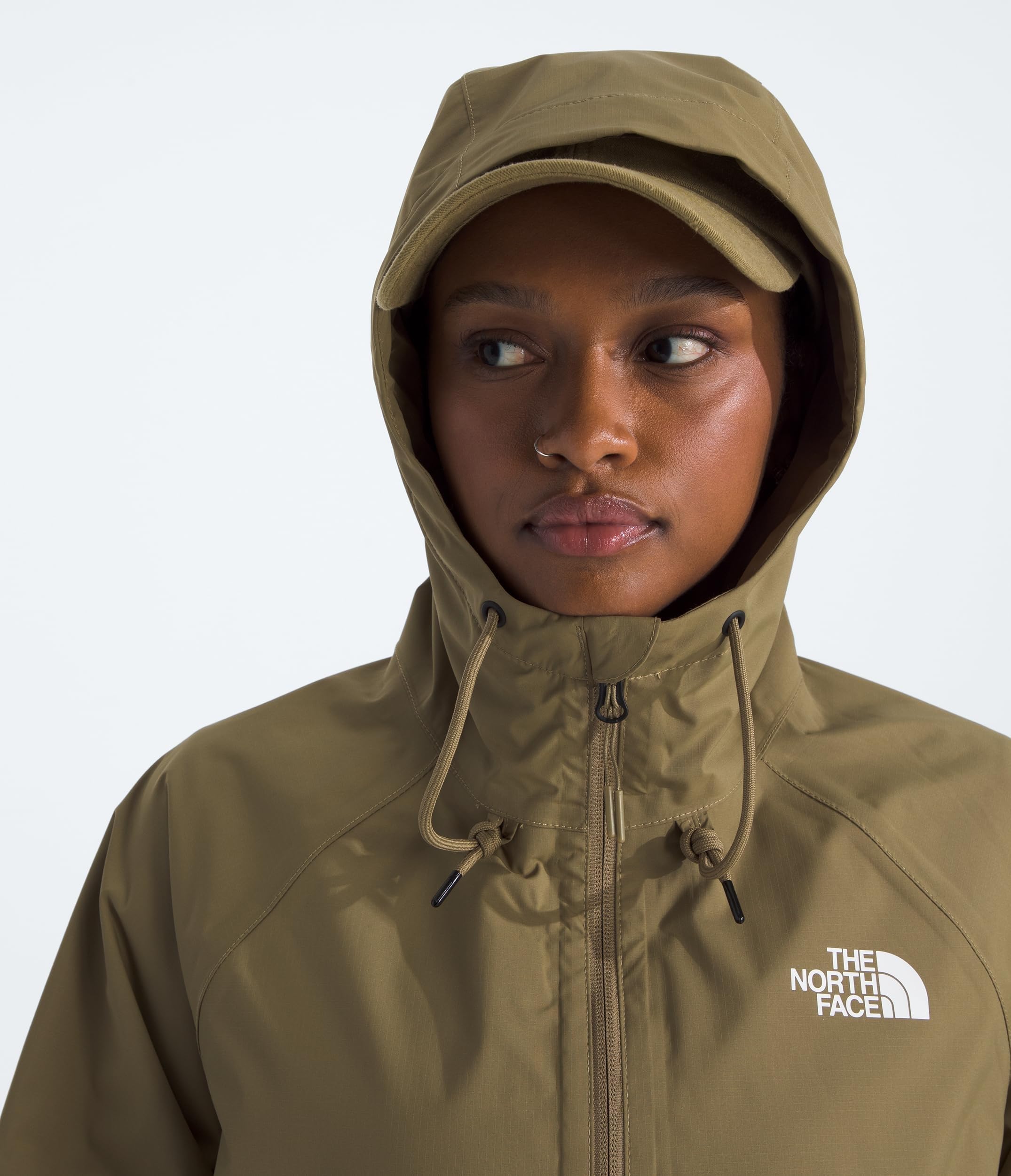 The North Face - Giacca a vento con cappuccio Antora da donna - Impermeabile, Antivento, Traspirante - Tessuto DryVent - Materiali Riciclati