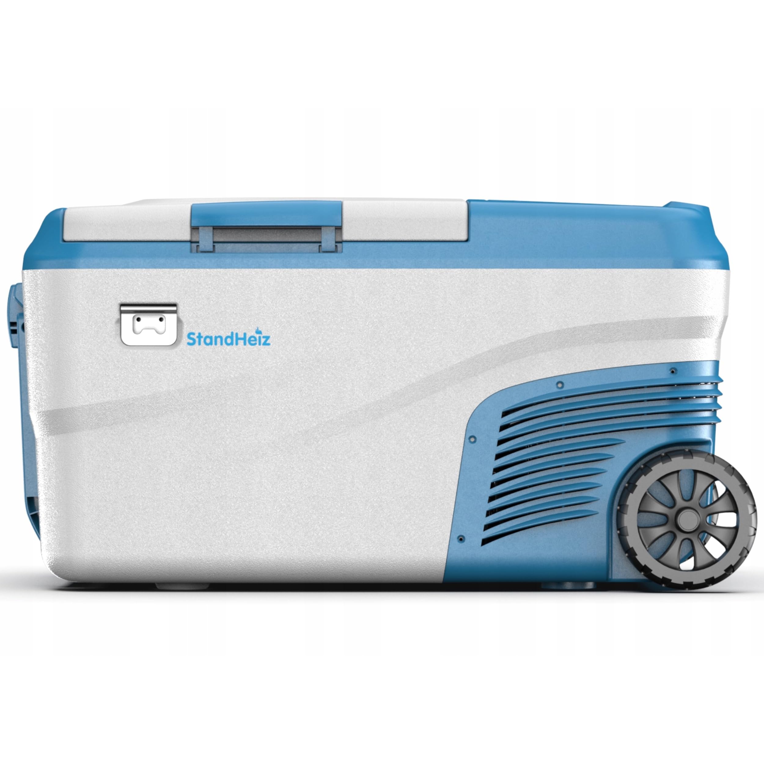 Kompressor Kühlbox 25L Camping Kompressor Kühlschrank 12V Eine ideale Lösung für Wohnwagen und PKW, LKW, Wohnmobile, mit Gefrierschrank bis -20°C, angetrieben 12V, 24V, 230V