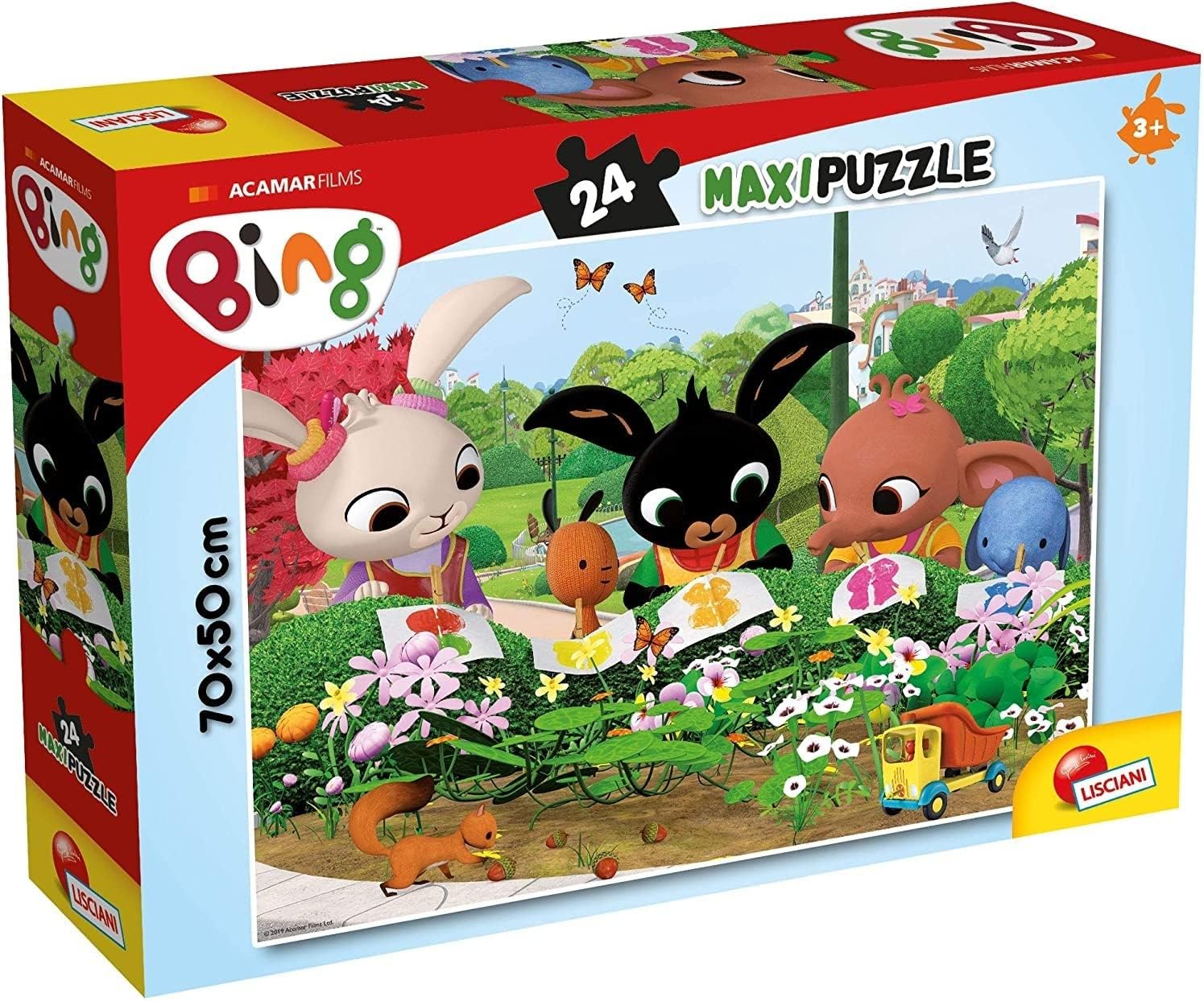Lisciani Puzzle Maxi Floor de 24 piezas, Bing 81202 - Rompecabezas para niños a partir de 3 años