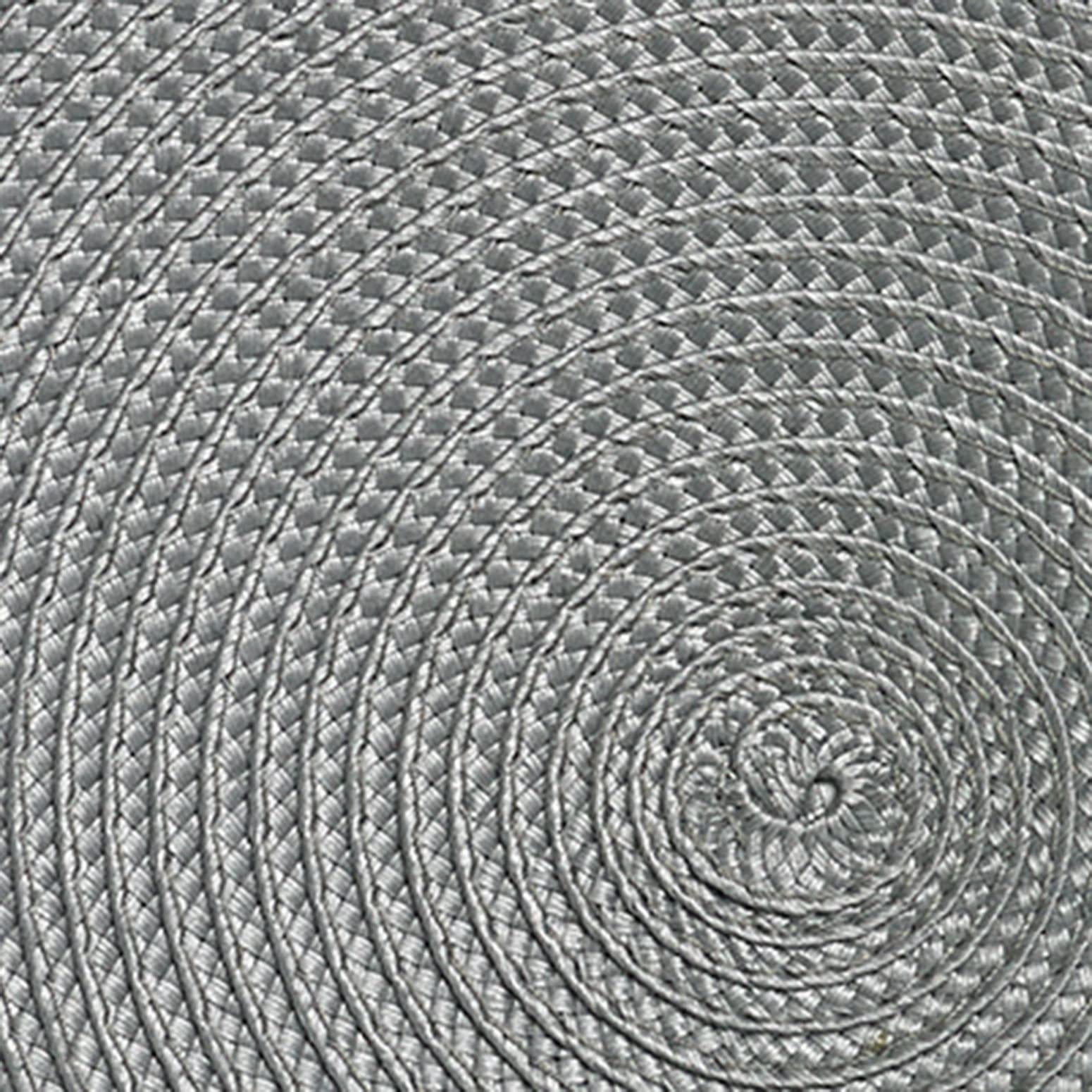 Westmark, placemat, CIRCLE, grijs, set van 4, afwasbaar, kunststof, 38 cm, Saleen-editie, 01211044154