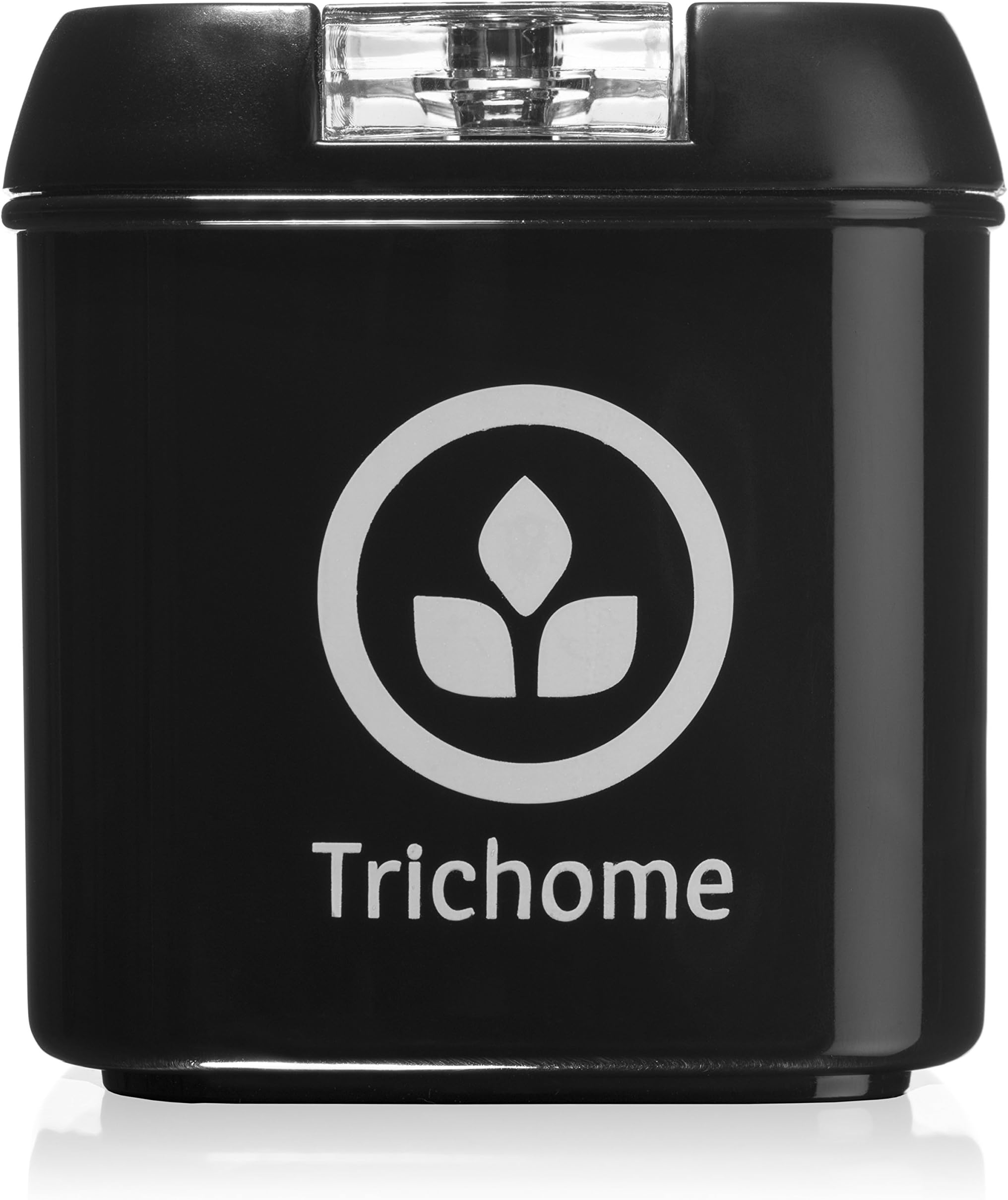 DankTank - Airtight Smell Proof Container Storage Stash Jar and Herbal Container - Black