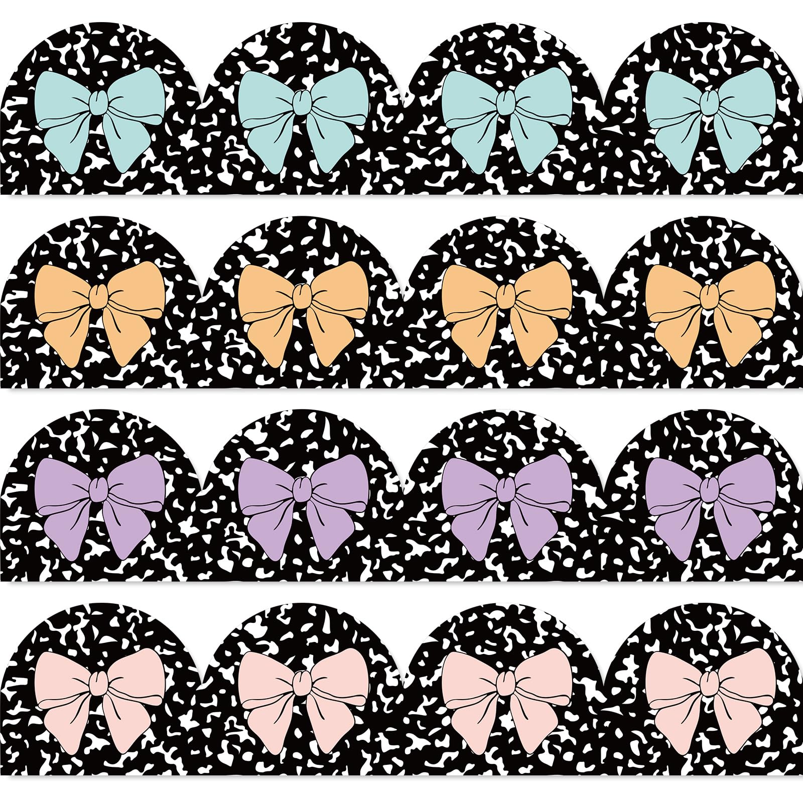 Bordures de tableau d'affichage pastel AnyDesign de 25m pour la rentrée - 8