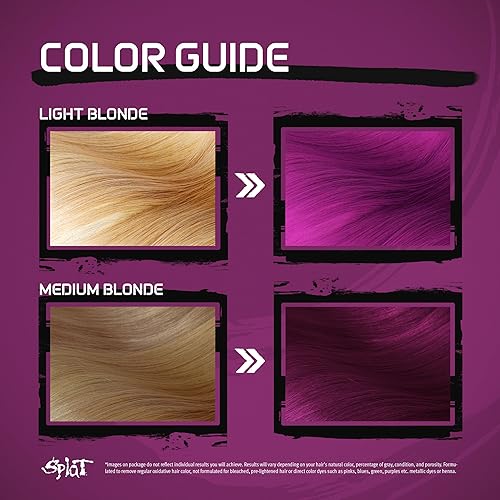 Miniatura 4 de Splat Rebellious Colors Kit para colorear el cabello Berry Blast