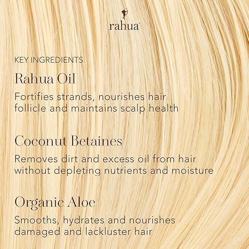 Miniatura 3 de Rahua Acondicionador clásico de 9.3 fl oz con aroma a Palo Santo para un cabello brillante y saludable, proporciona aclaración, vigoriza, suavidad y