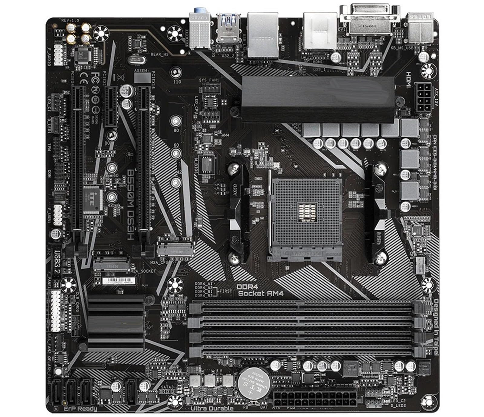 Placa Base Fit For GIGABYTE B550M DS3H Micro-ATX