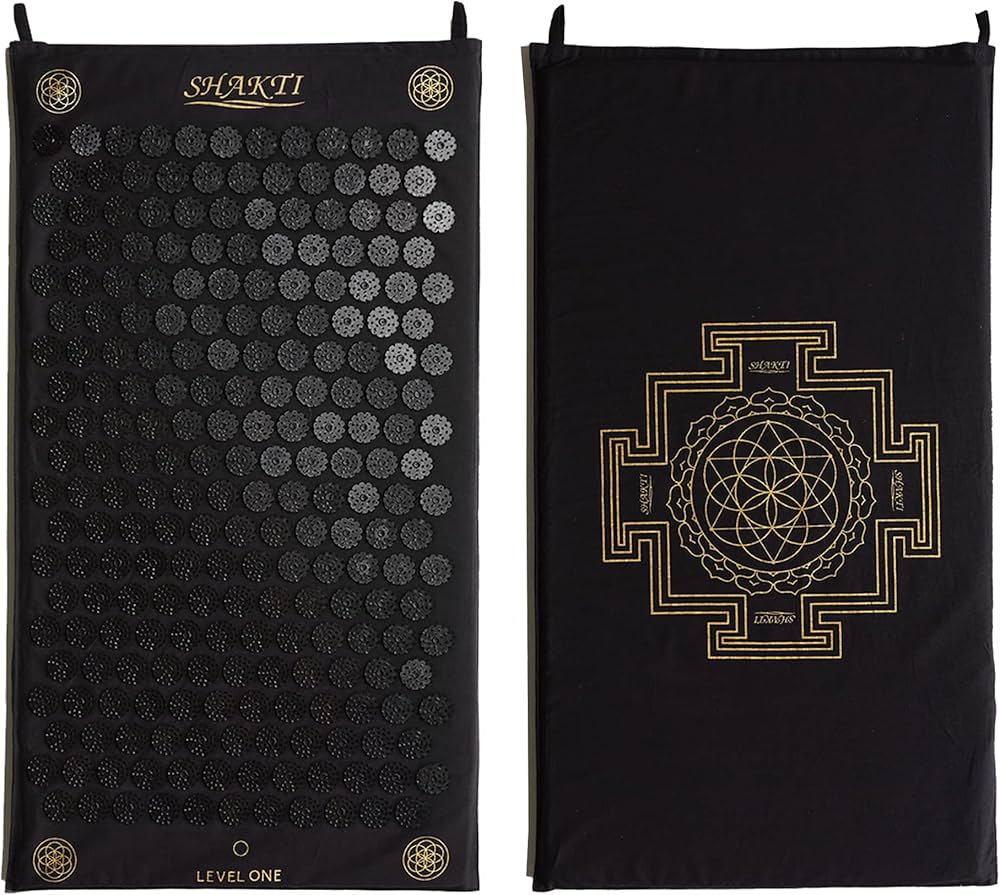 Shakti Mat ブラック Premium Acupressure Mat – Shakti Mat USA