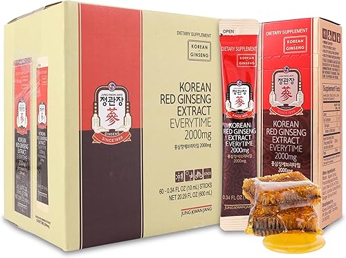 Miniatura 9 de Everytime 3000 mg - Extracto de ginseng rojo 100 coreano CheongKwanJang Palo de ginseng líquido asiático Panax suplementos energéticos naturales